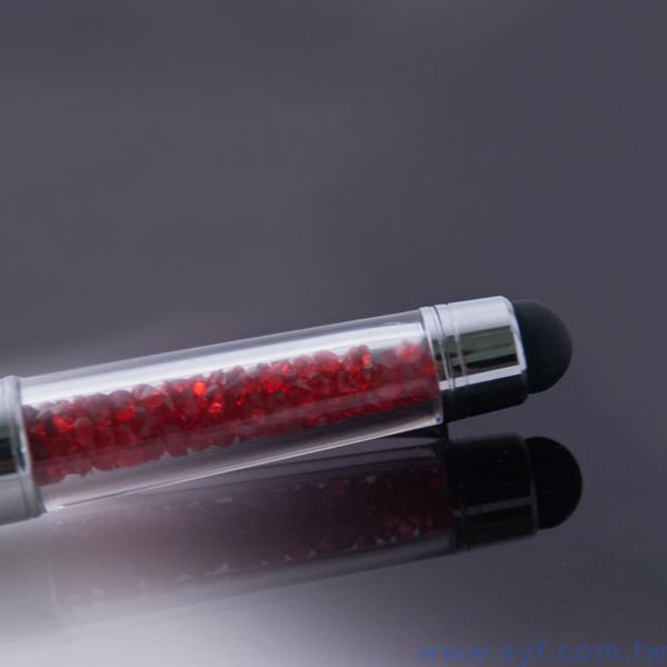 水晶電容觸控筆-金屬廣告禮品筆-多功能觸控廣告原子筆-採購批發贈品筆-8099-5